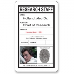 Swamp Thing ID Card Dr Alec Holland Cosplay / Halloween Costume Accessory